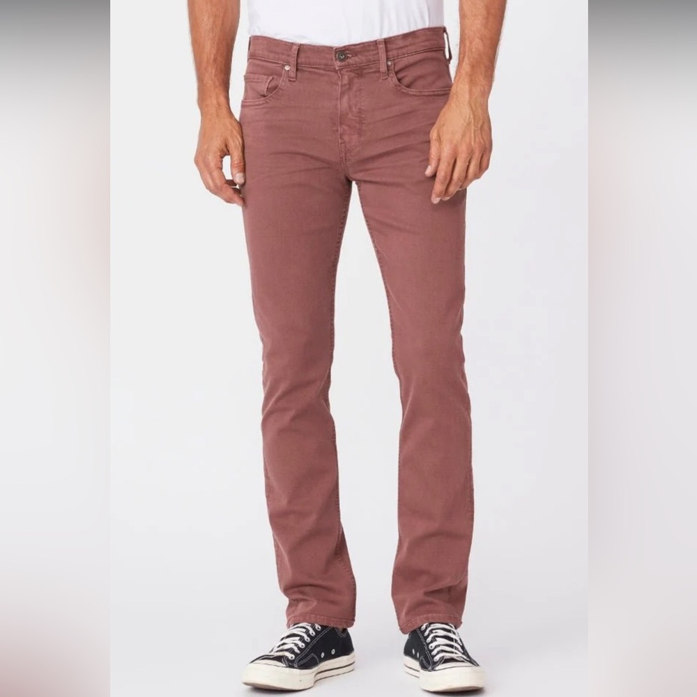 Paige men’s federal iris mauve slim straight fit size 32